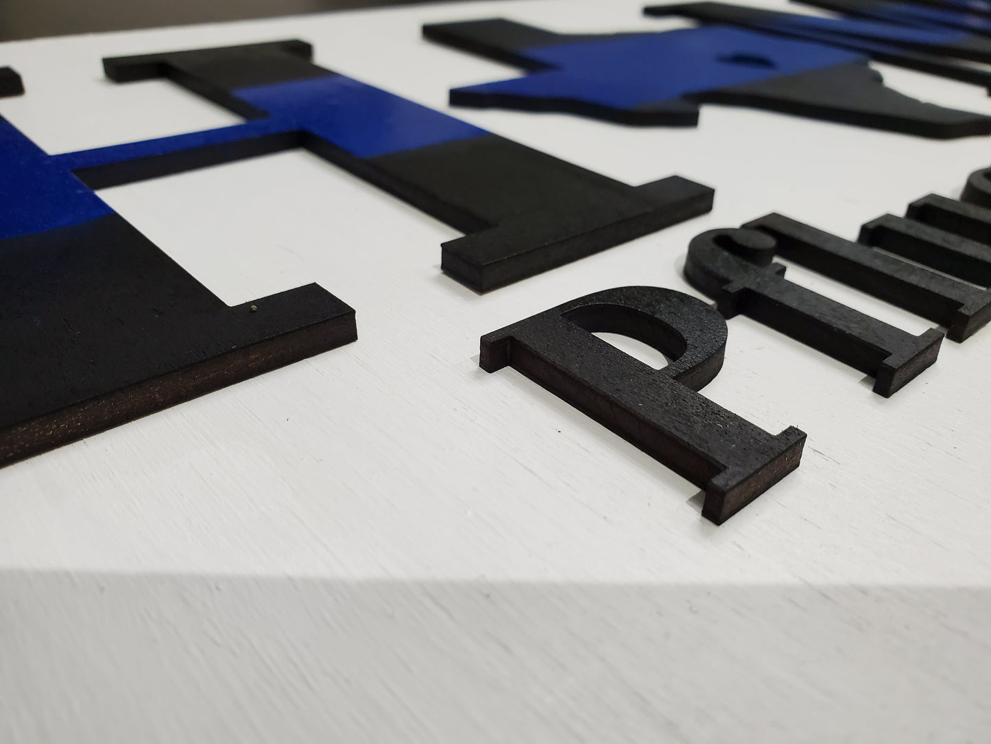 HOME Sign - Thin Blue Line