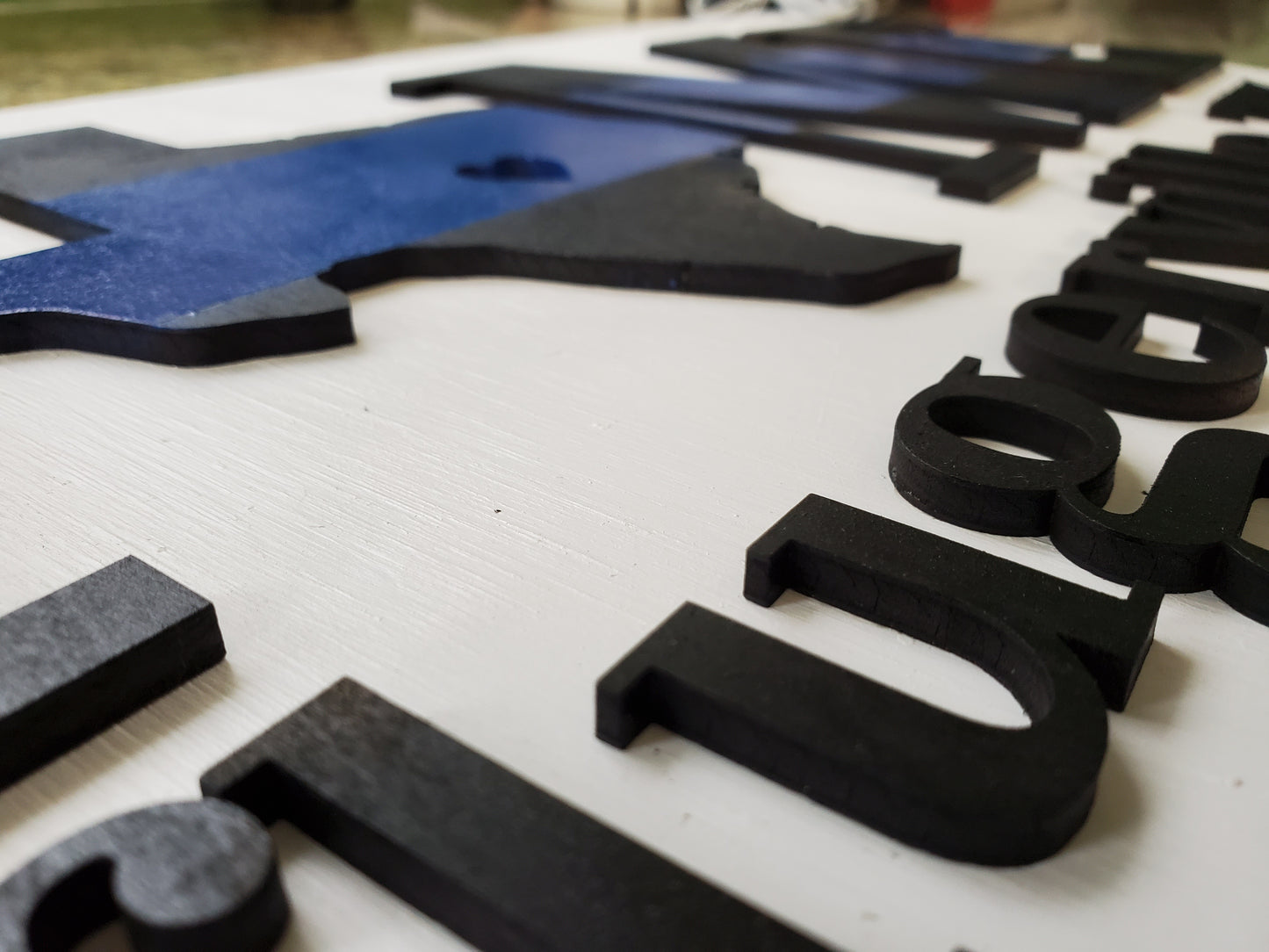 HOME Sign - Thin Blue Line