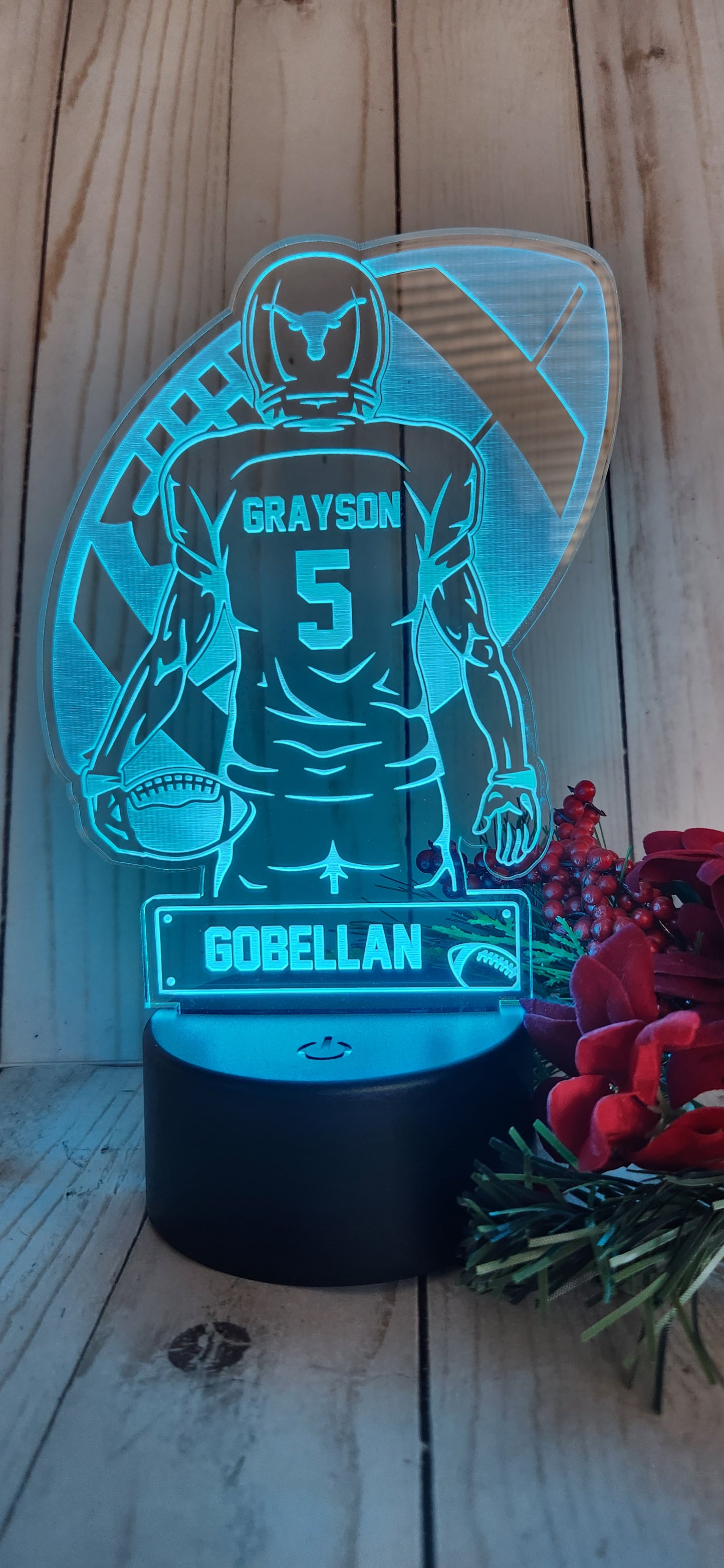 LED - Football Player - Personalized