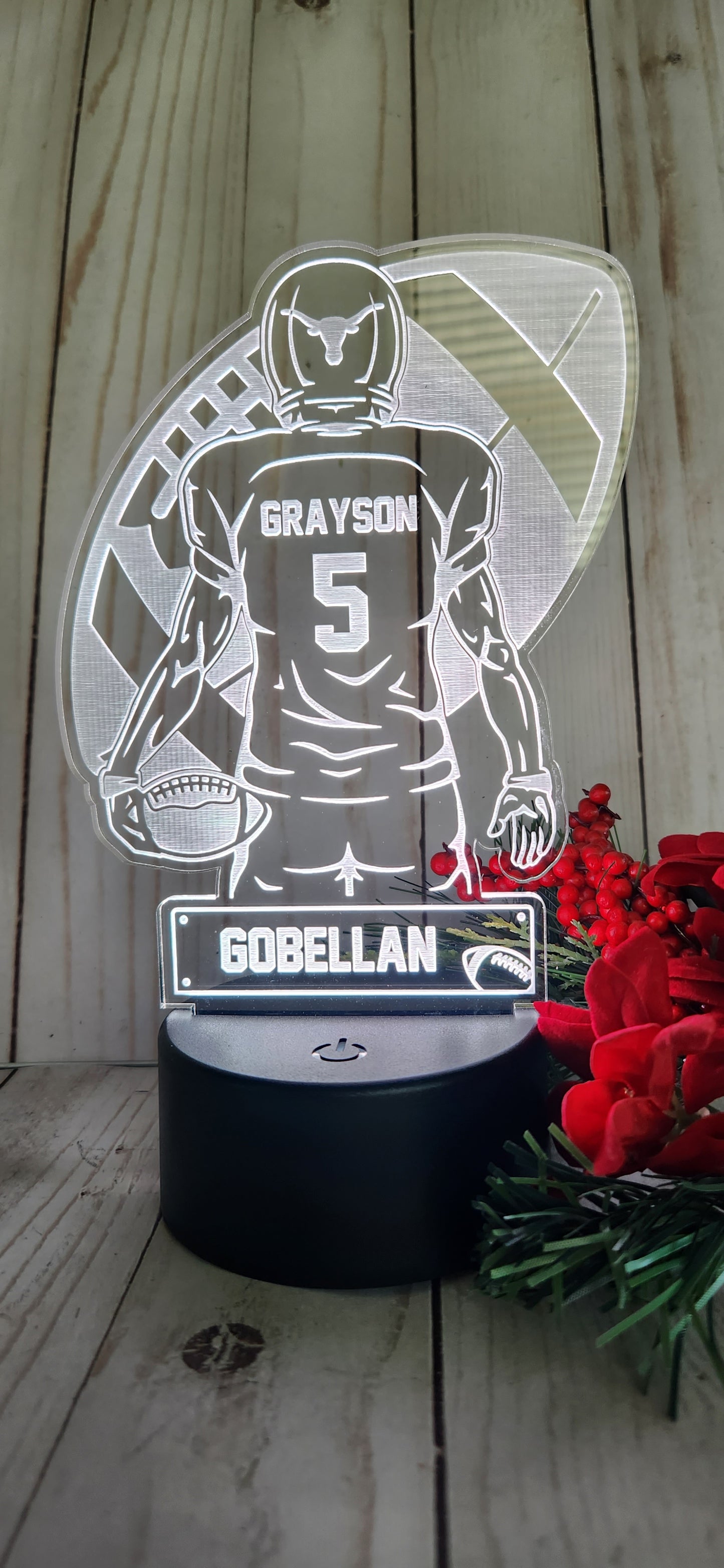 LED - Football Player - Personalized