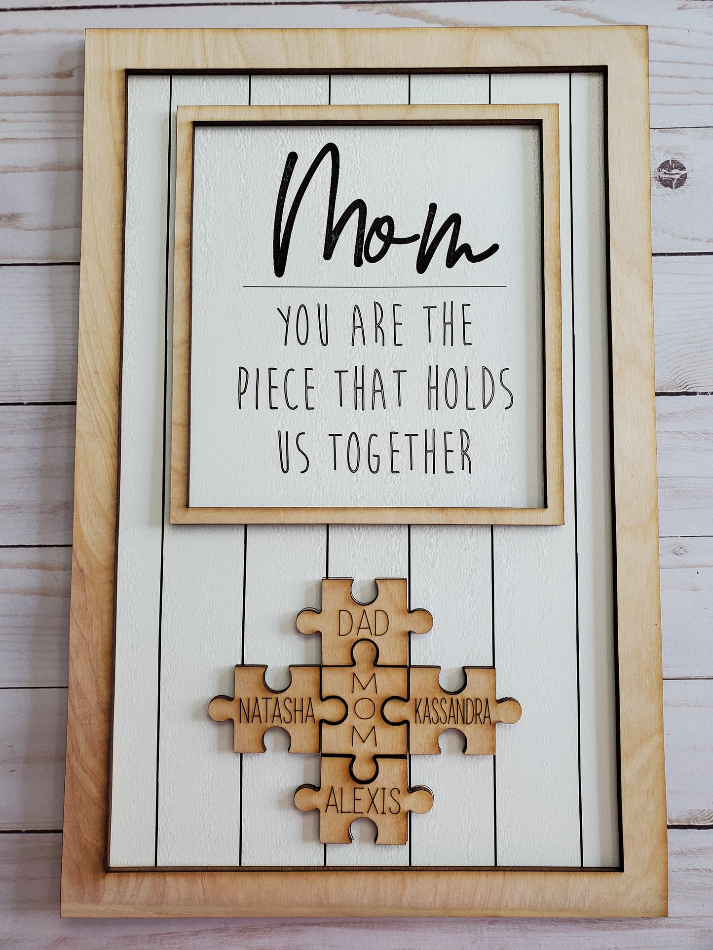 Puzzle Piece Sign - Great Mother's Day Gift!!