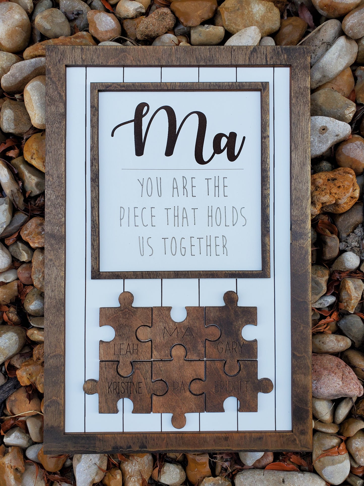 Puzzle Piece Sign - Great Mother's Day Gift!!