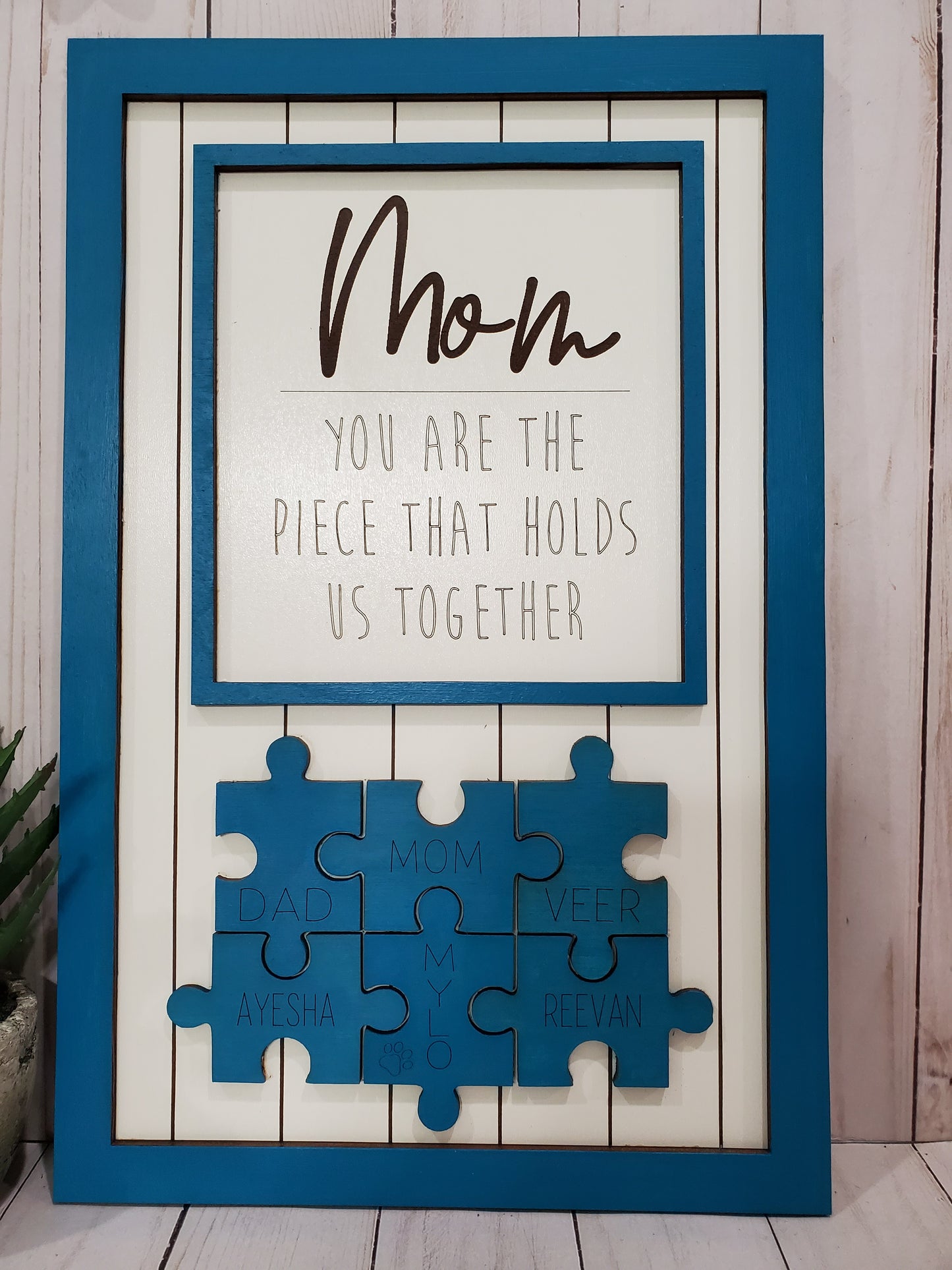 Puzzle Piece Sign - Great Mother's Day Gift!!