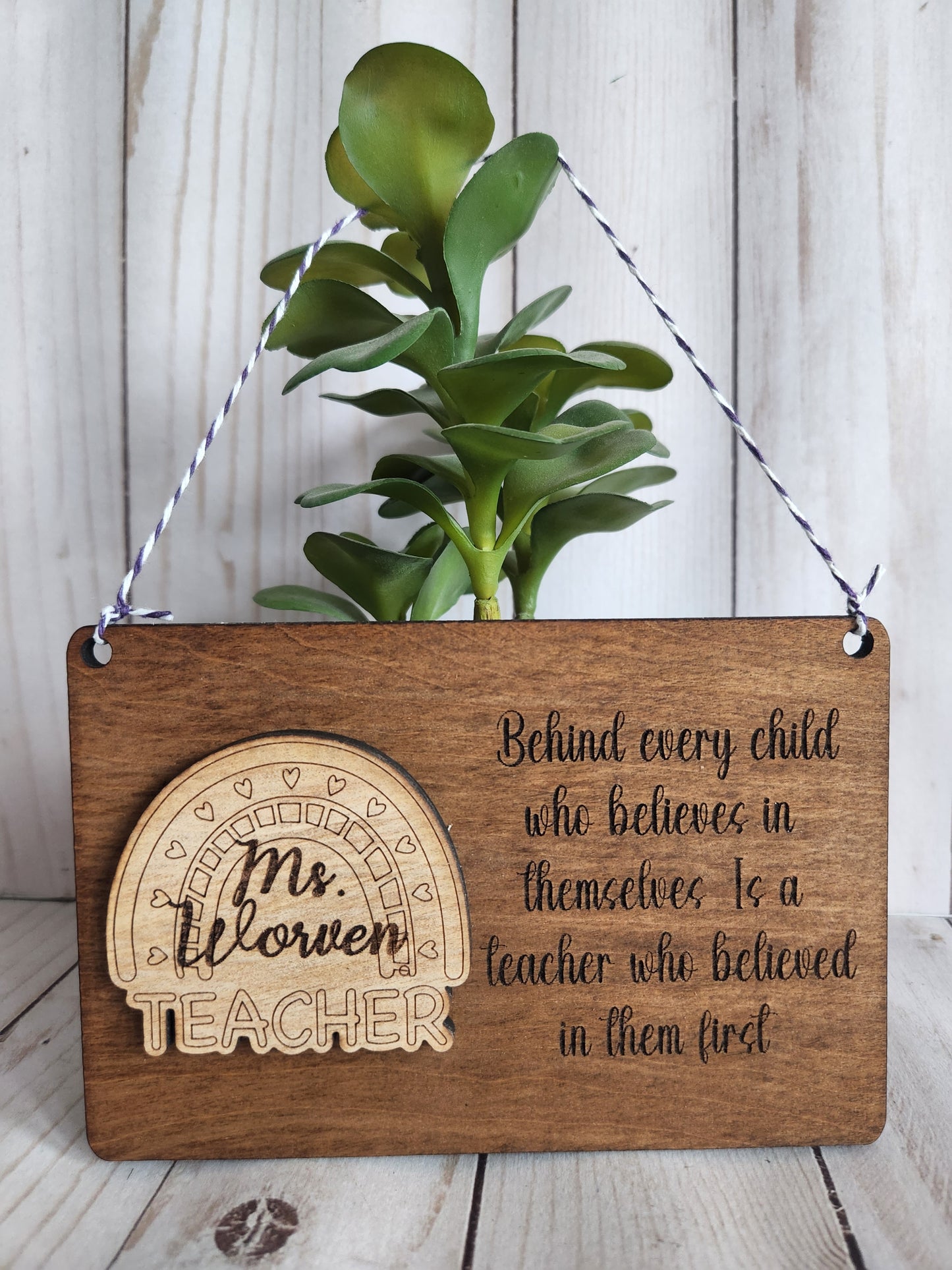 Teacher Gift - Rainbow Piece