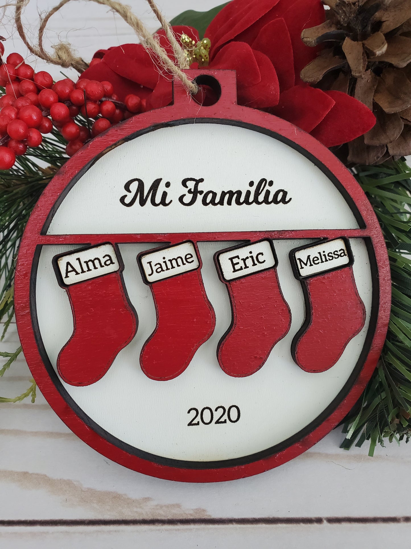 Stocking Ornament - Personalized