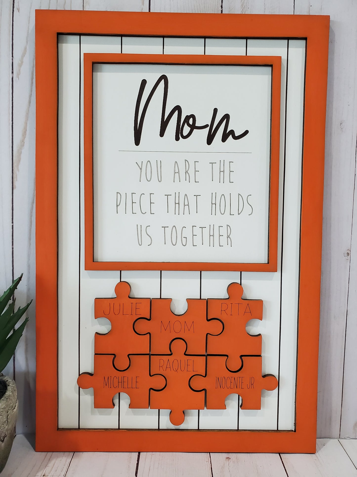 Puzzle Piece Sign - Great Mother's Day Gift!!